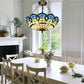 CDH 16" Tiffany Upright Lamp 40cm shade (16050CR)