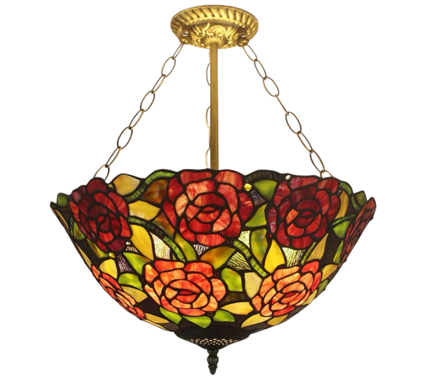 CDH 18" XLARGE Tiffany Upright Lamp 46cm shade (12703CX)