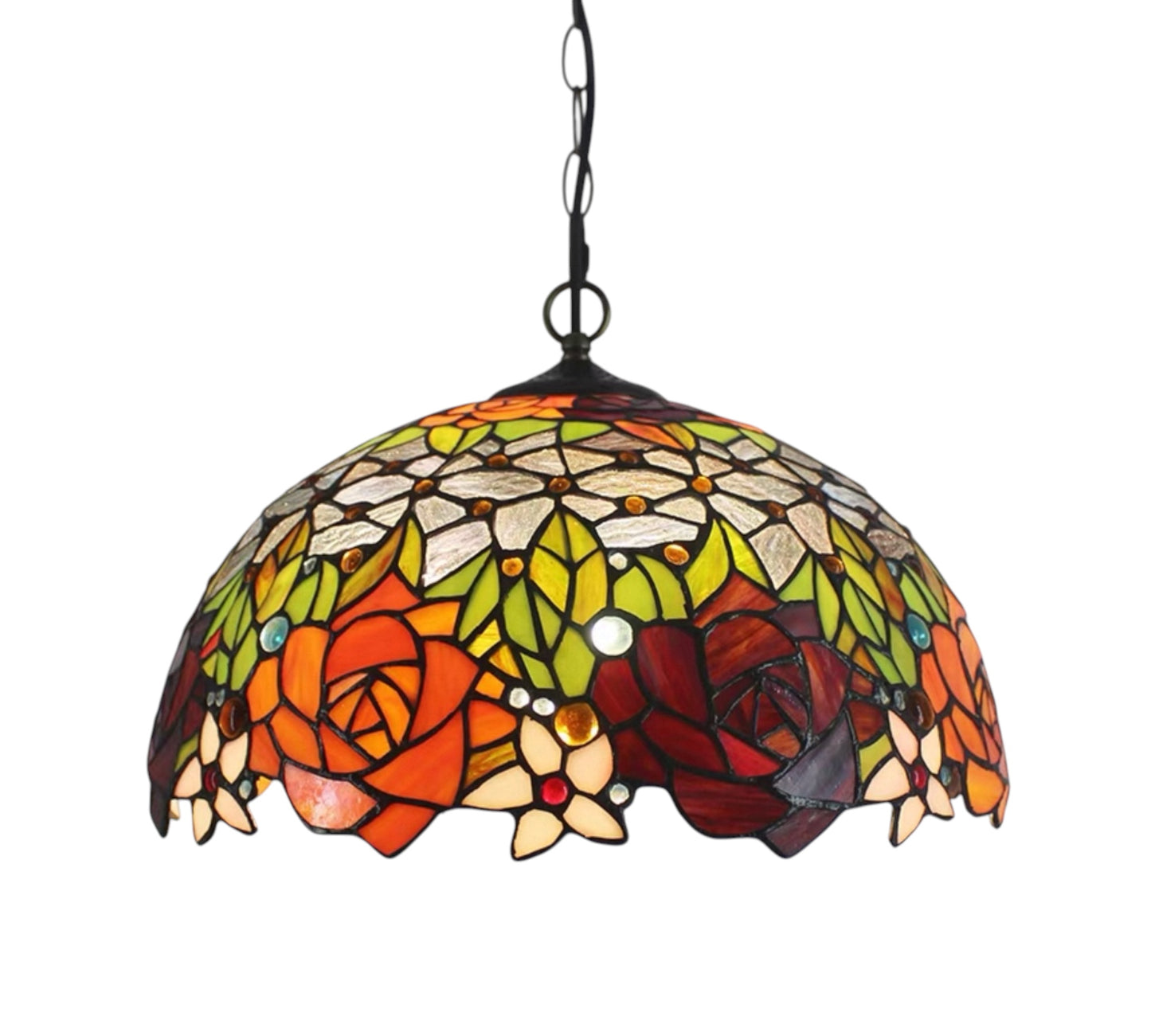 CDH 16" Tiffany Pendant Lamp 40cm shade (11005X)