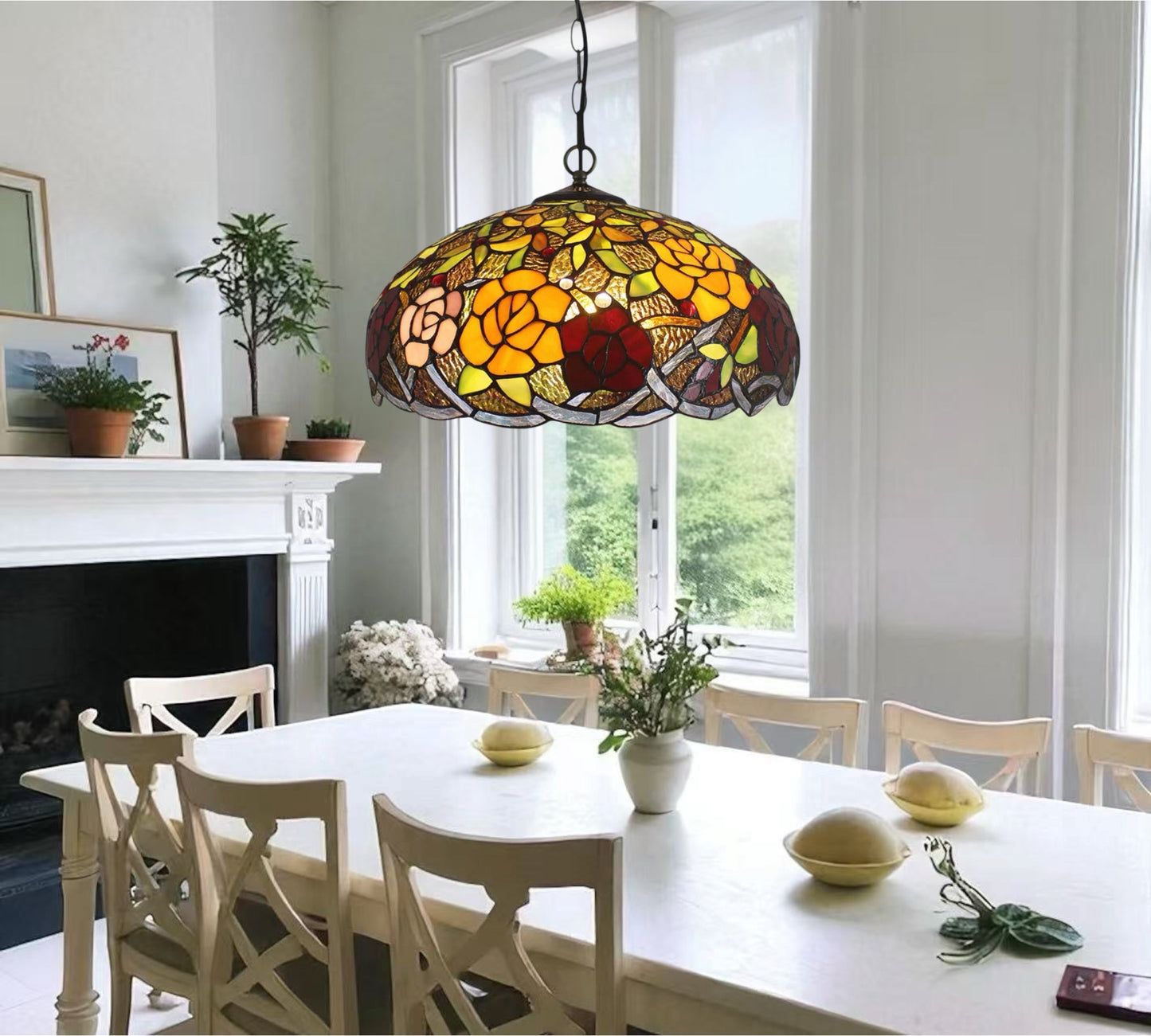 CDH 16" Tiffany Pendant Lamp 40cm shade (13004X)
