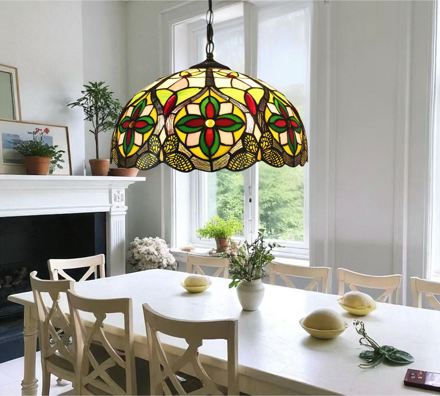 CDH 16" Tiffany Pendant Lamp 40cm shade (11008X)