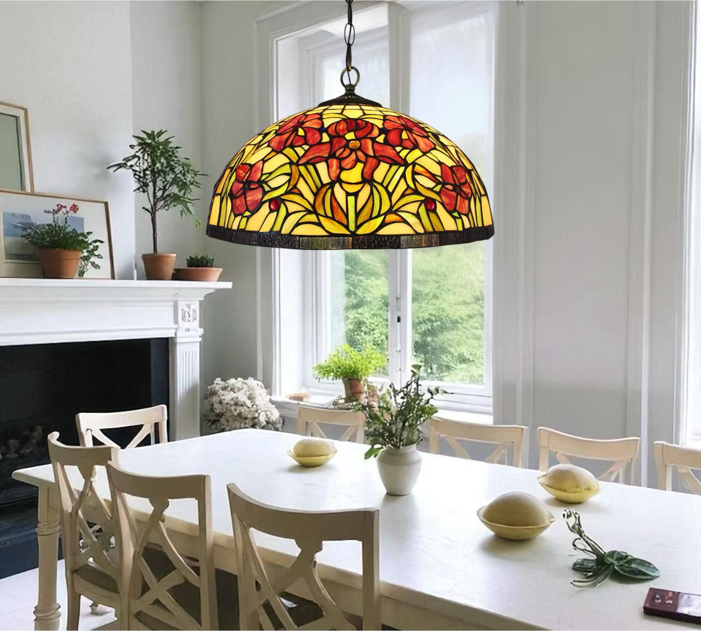 CDH 16" Tiffany Pendant Lamp 40cm shade (11010X)