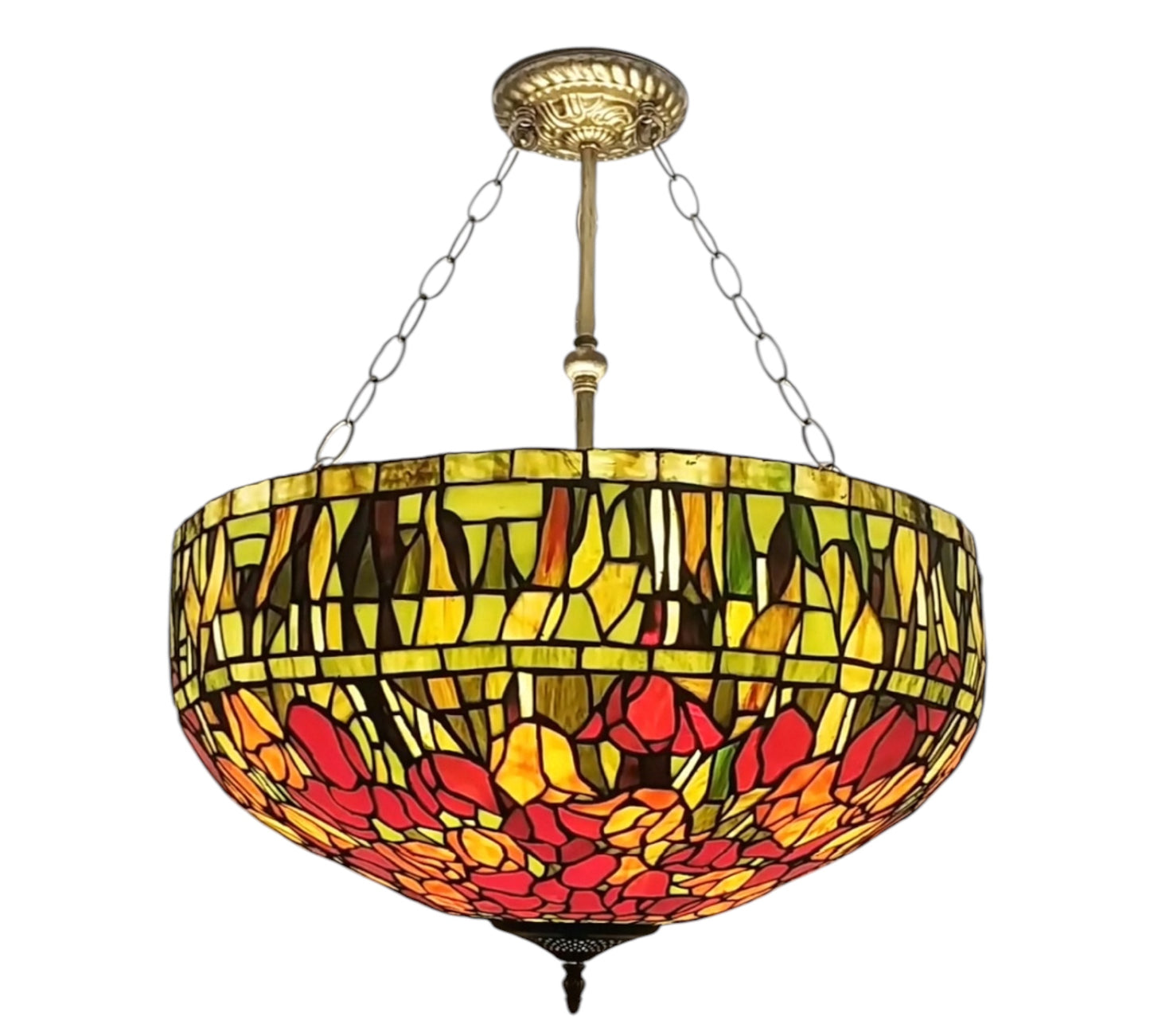 CDH 20” XLARGE Tiffany Upright Lamp with 50cm shade (19049CXR)