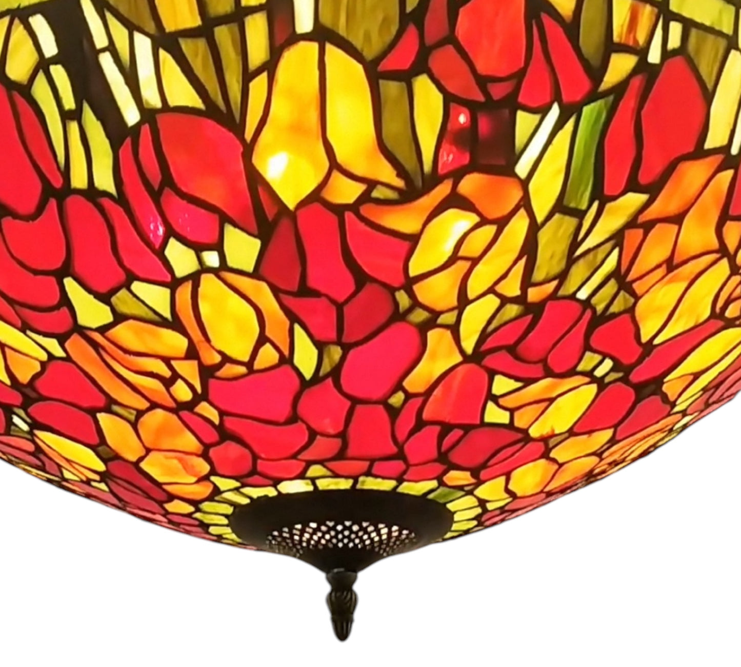 CDH 20” XLARGE Tiffany Upright Lamp with 50cm shade (19049CXR)