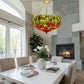 CDH 20” XLARGE Tiffany Upright Lamp with 50cm shade (19049CXR)