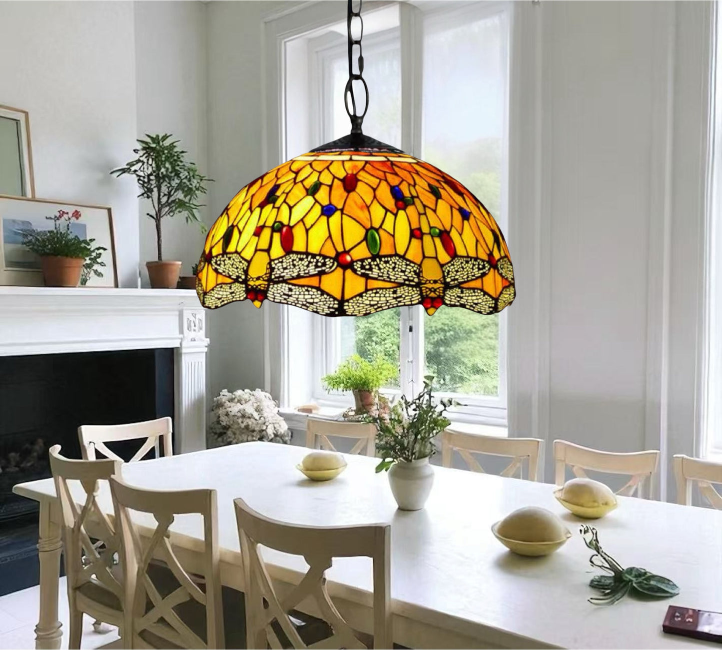 CDH 16" Tiffany Pendant Lamp 40cm shade (16035C)