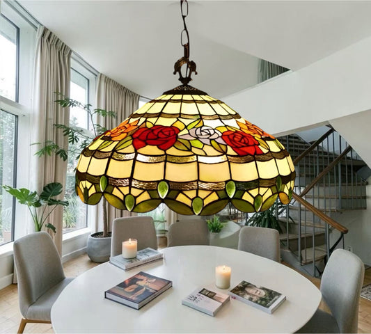 CDH 18" Tiffany Pendant Lamp 46cm shade (19012C)