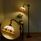 CDH Tiffany Bridge Arm Style Floor Lamp (12009F) 12" 30CM Shade
