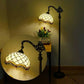 CDH Tiffany Bridge Arm Style Floor Lamp (12010F) 12" 30CM Shade