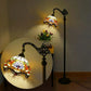 CDH Tiffany Bridge Arm Style Floor Lamp (12011F) 12" 30CM Shade