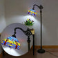 CDH Tiffany Bridge Arm Style Floor Lamp (15037SF) 12" 30CM Shade