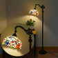 CDH Tiffany Bridge Arm Style Floor Lamp (11002BSF) 12" 30CM Shade