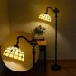CDH Tiffany Bridge Arm Style Floor Lamp (12103F) 12" 30CM Shade