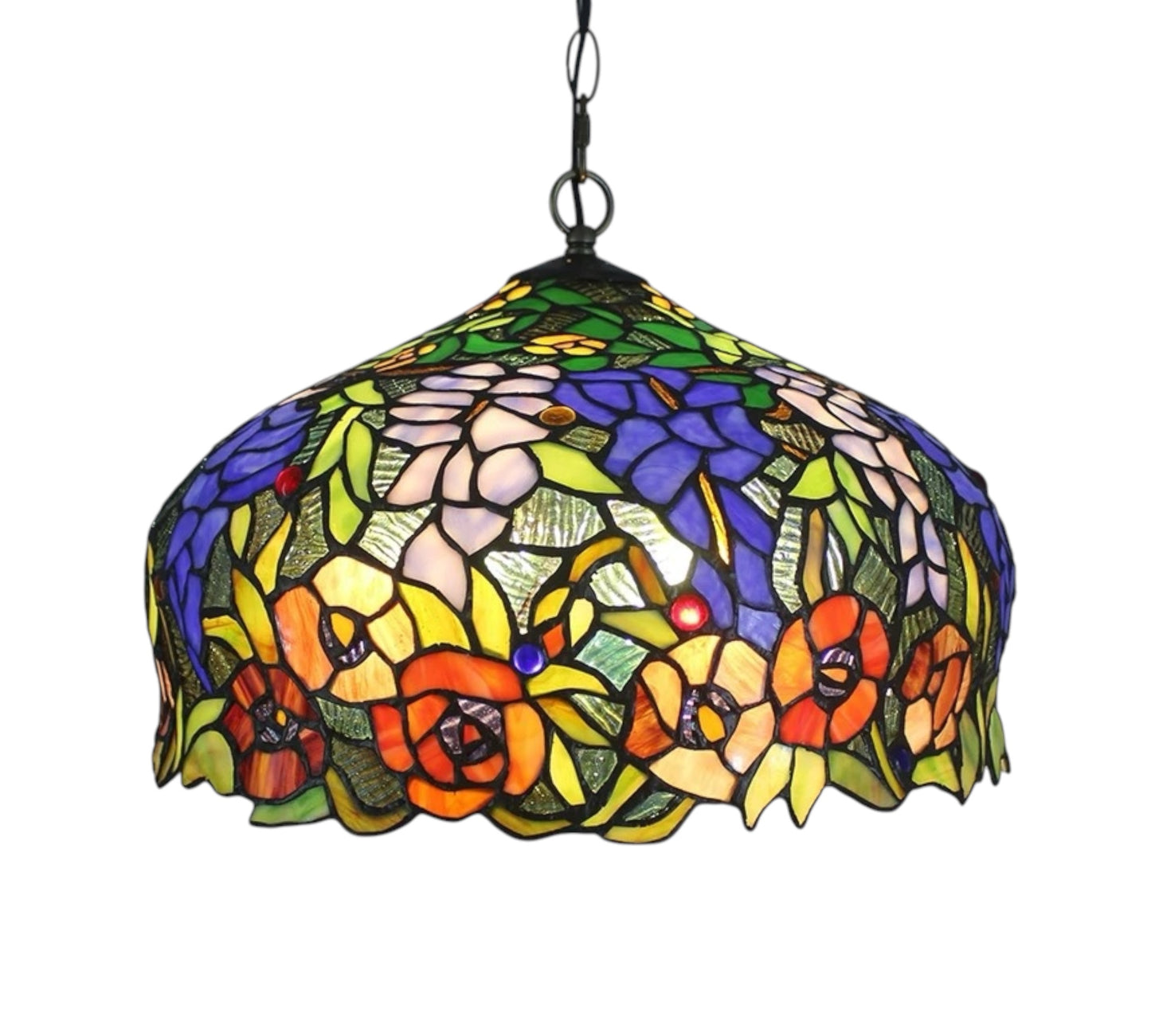 CDH 18" XLARGE Tiffany Pendant Lamp 46cm shade (16054C)