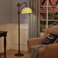 CDH Tiffany Bridge Arm Style Floor Lamp (12103F) 12" 30CM Shade