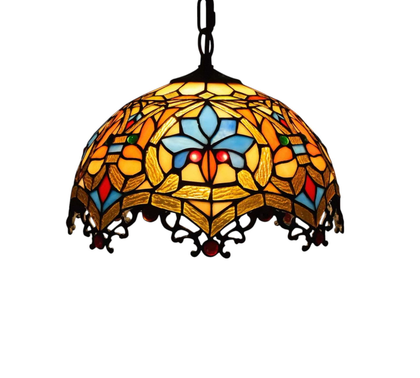 CDH 12" Tiffany Pendant Lamp 30cm shade (12011C)