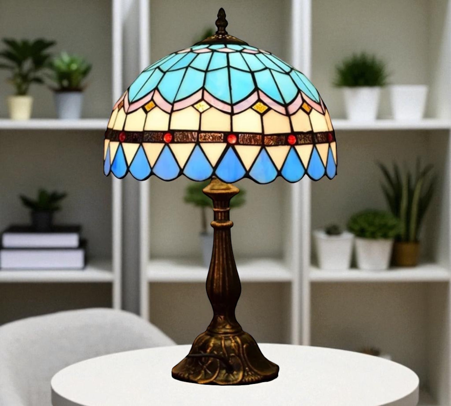 CDH 12" Tiffany Table Lamp (12101)