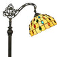 CDH Tiffany Bridge Arm Style Floor Lamp (12103F) 12" 30CM Shade