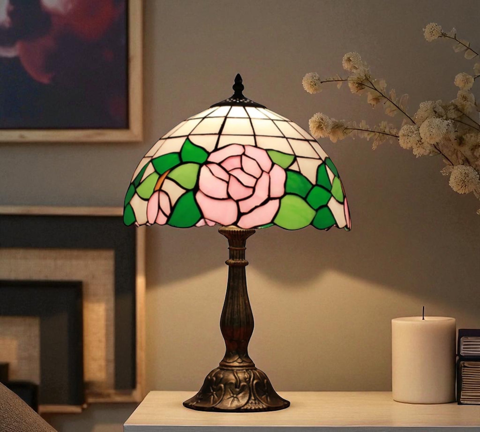 CDH 12" Tiffany Table Lamp (11004)