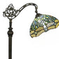 CDH Tiffany Bridge Arm Style Floor Lamp (12035BSF) 12" 30CM Shade