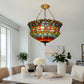 CDH 18" XLARGE Tiffany Upright Lamp 46cm shade (19002CR)