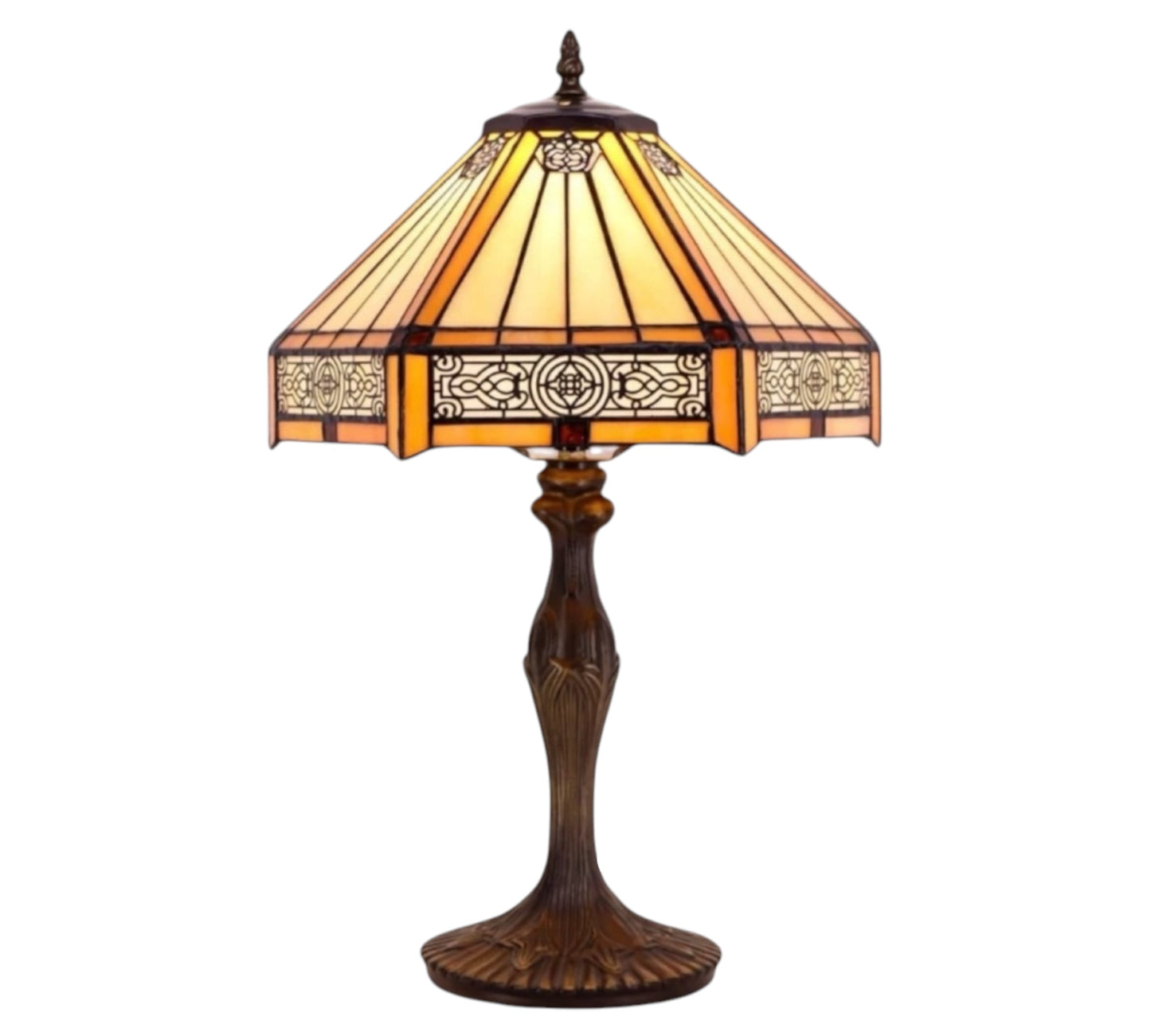 CDH 16" Tiffany Table Lamp 40cm Shade (16004)