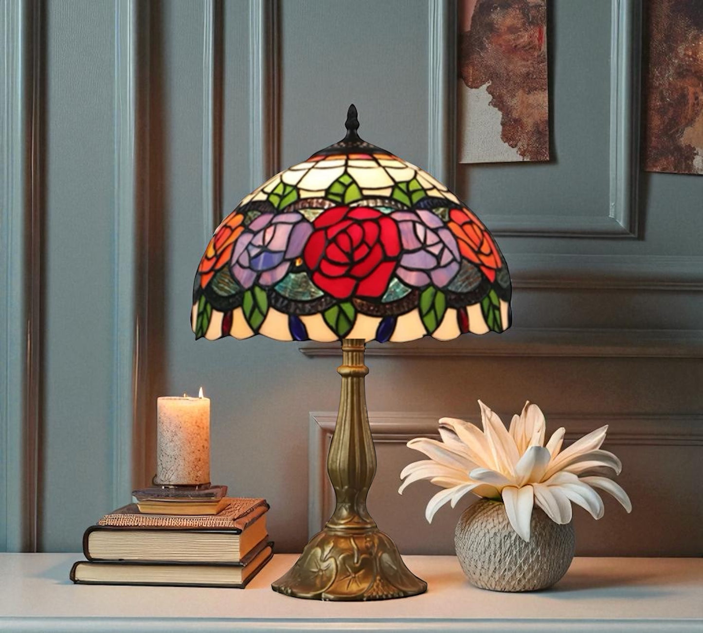 CDH 12" Tiffany Table Lamp (12081)