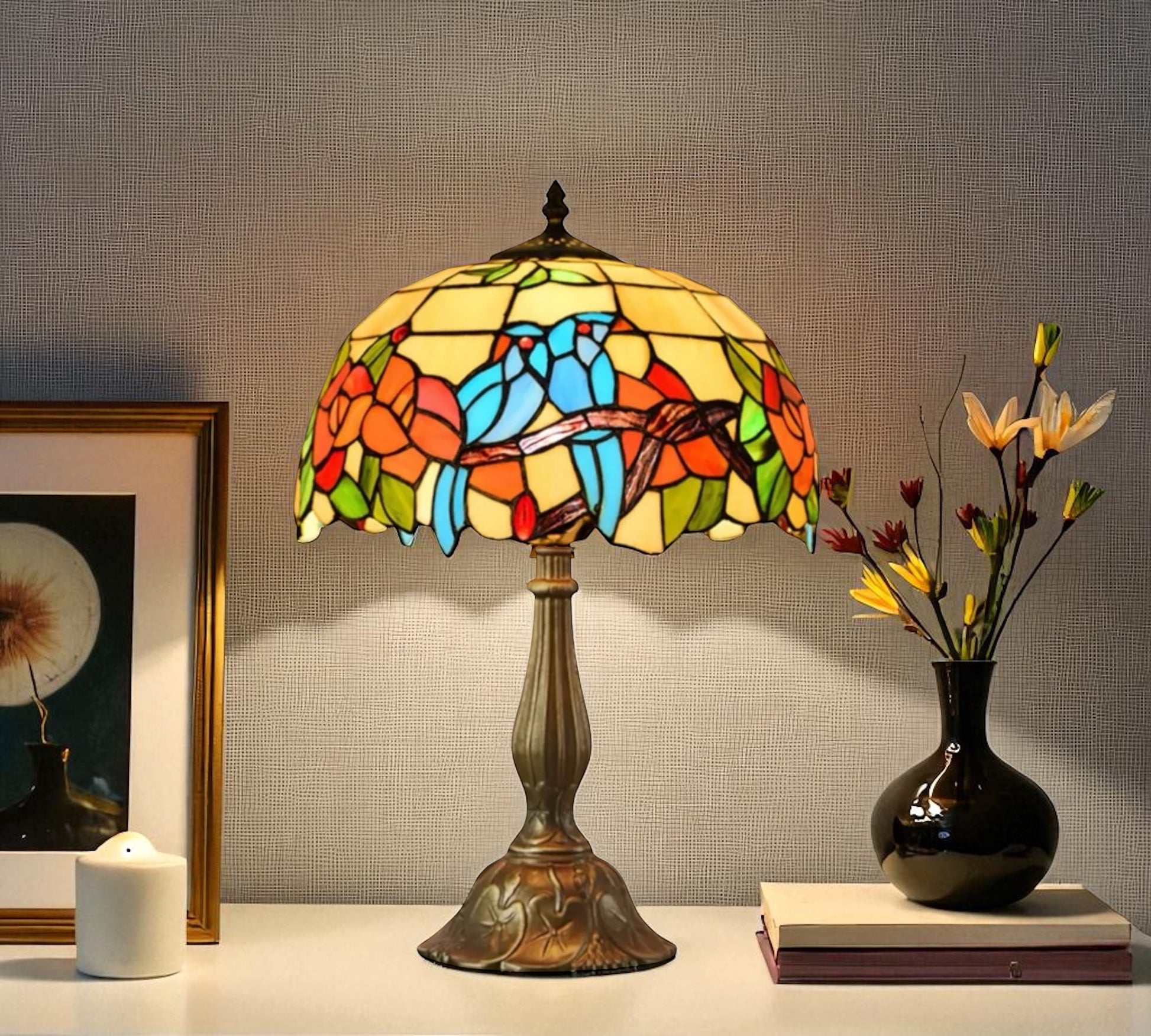 CDH 12" Tiffany Table Lamp (12064)
