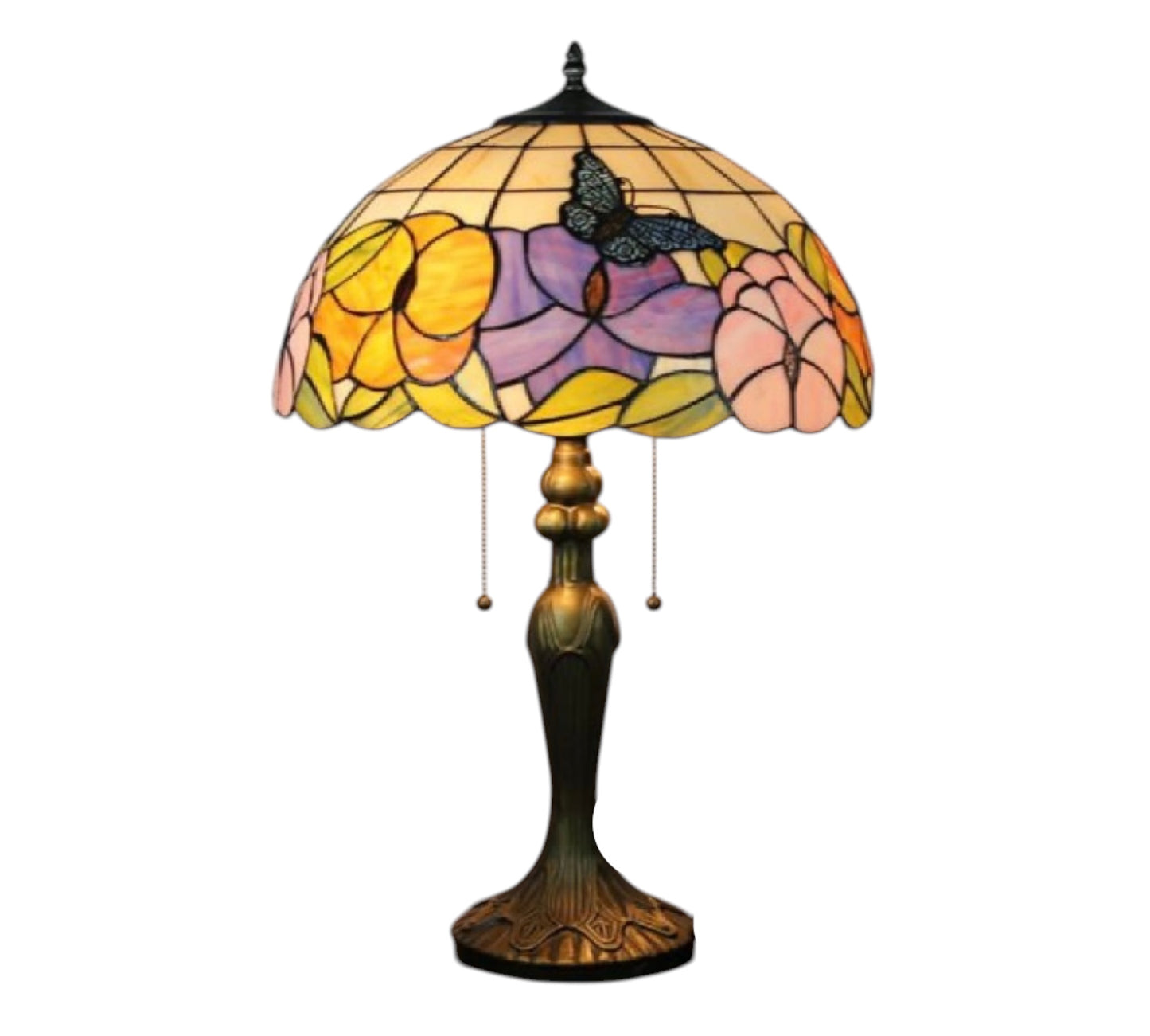 CDH 16" Tiffany Table Lamp 40cm Shade (15053)