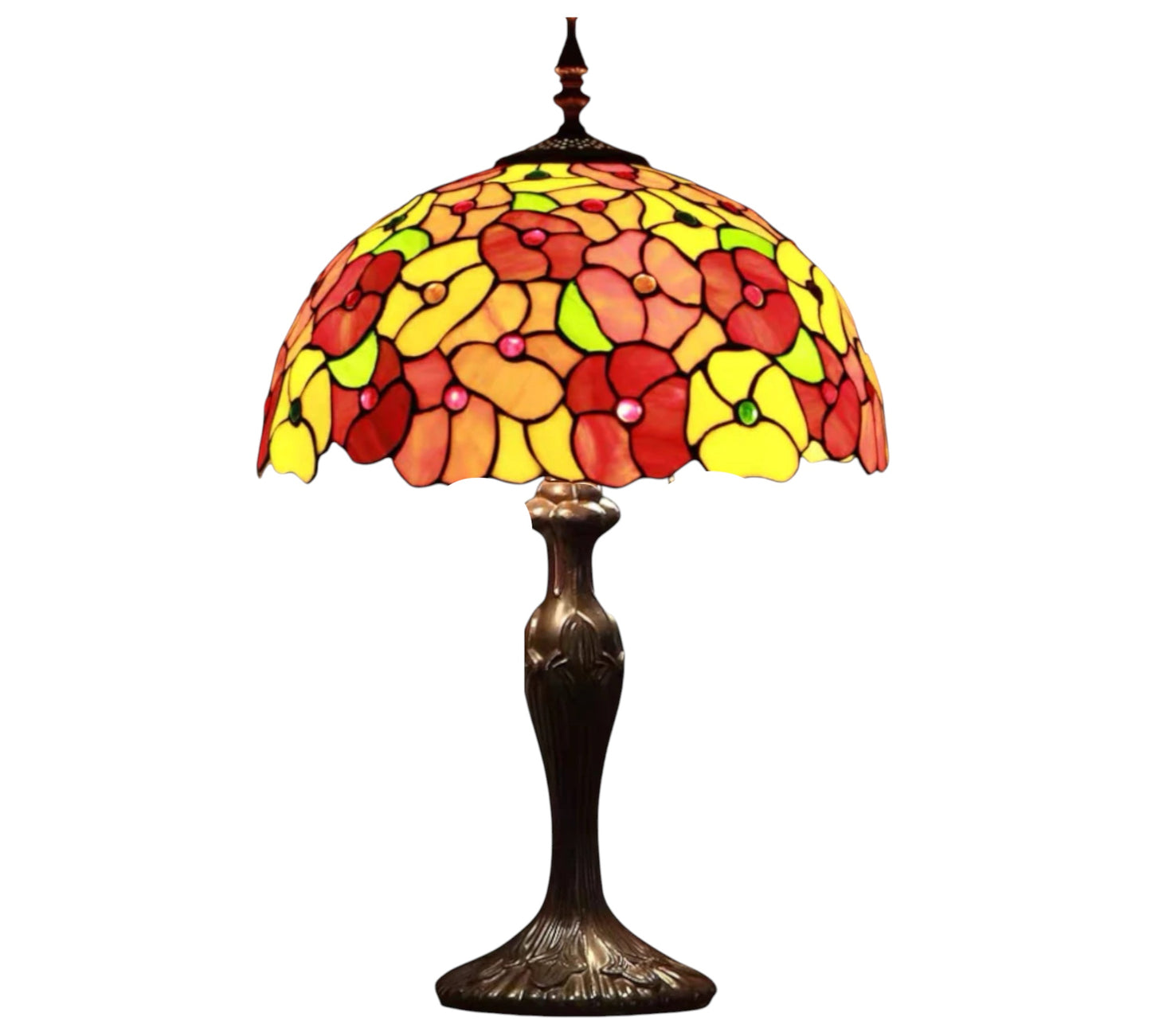 CDH 16" Tiffany Table Lamp 40cm Shade (16005T)