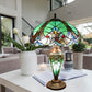 CDH 16" LARGE Tiffany Mother-Daughter Vase Lamp 40cm Shade (15043B)