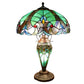 CDH 16" LARGE Tiffany Mother-Daughter Vase Lamp 40cm Shade (15043B)
