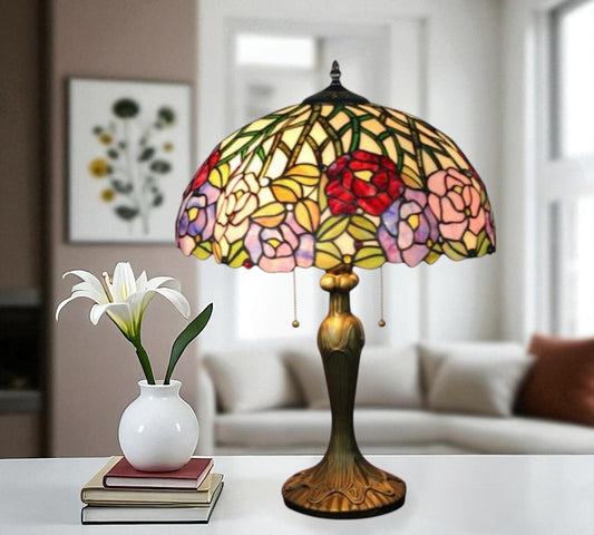 CDH 16" Tiffany Table Lamp 40cm Shade (15054)