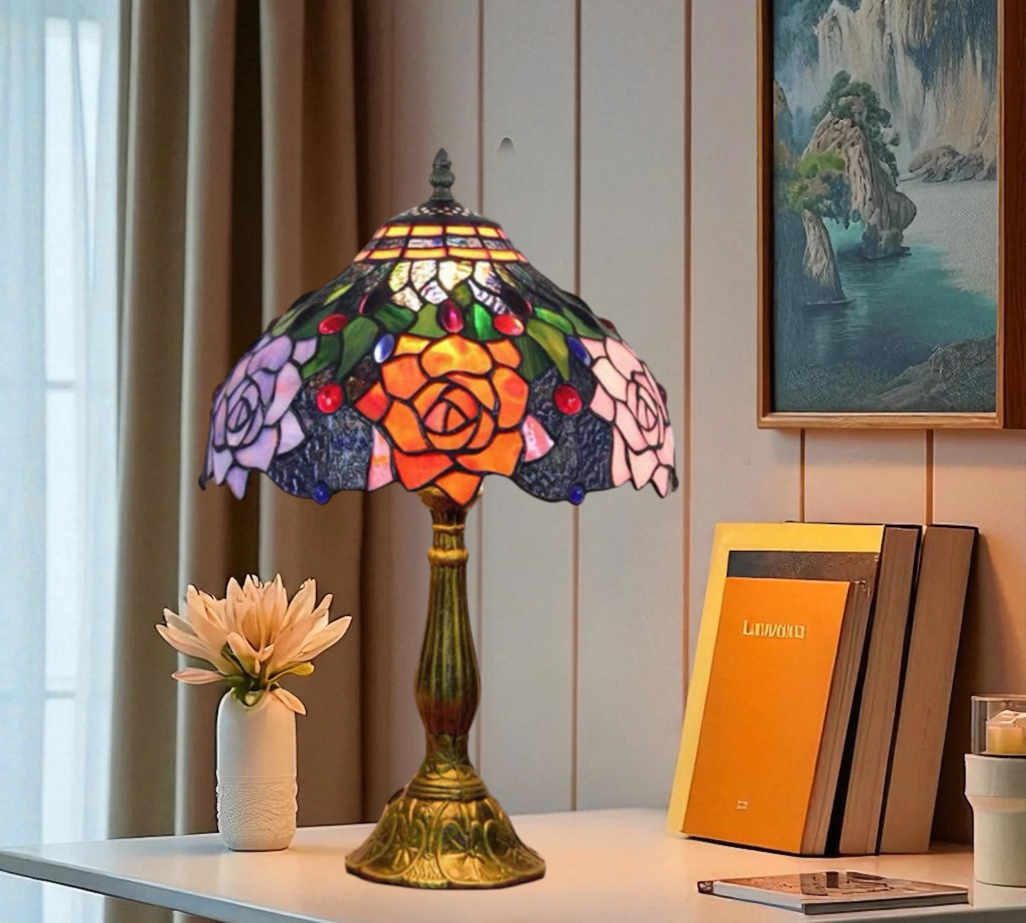 CDH 12" Tiffany Table Lamp (12063)