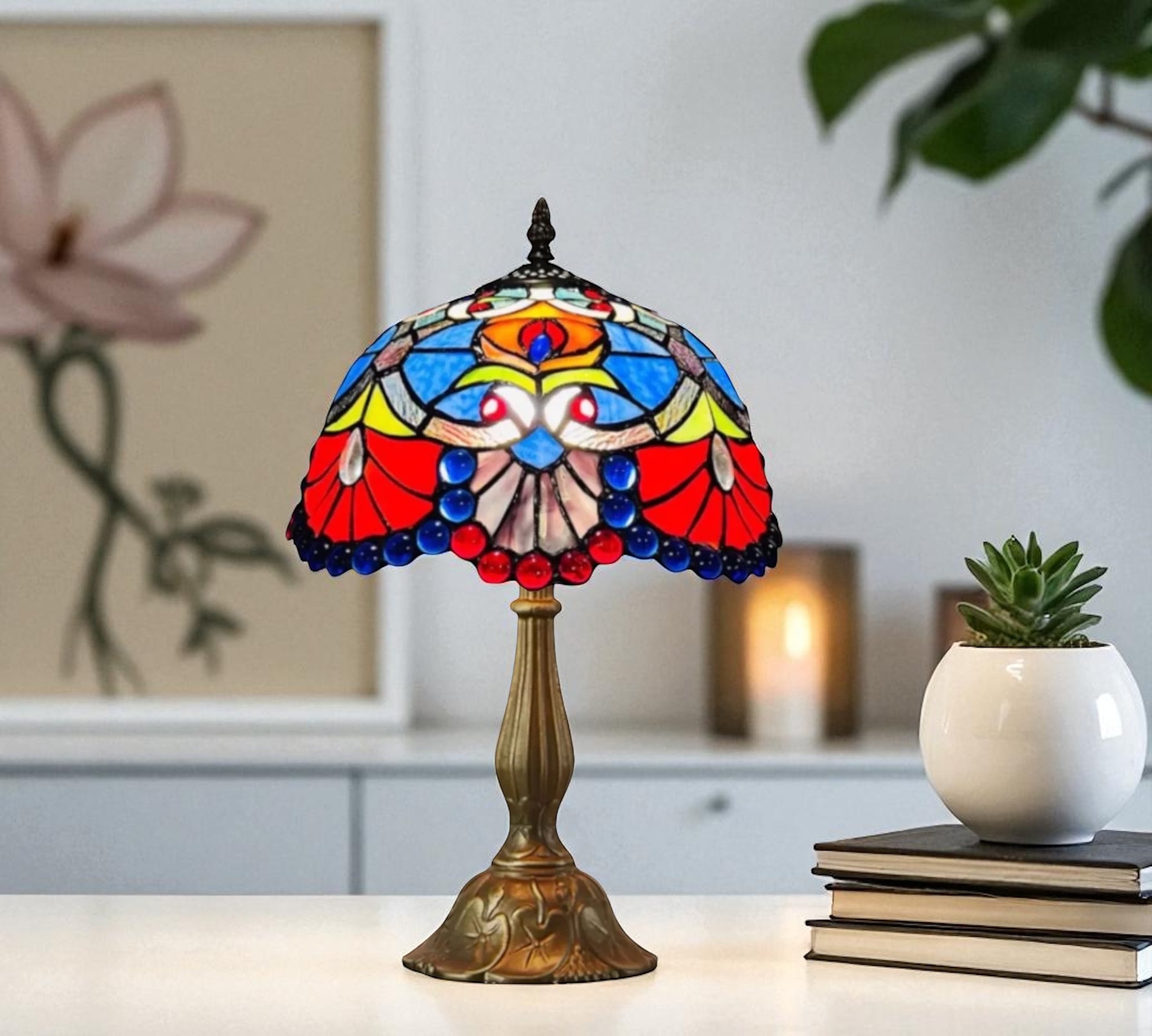 CDH 12" Tiffany Table Lamp (12725)