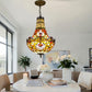 CDH 12" Tiffany Style Inverted Chandelier with 30cm Shade (12011CST)