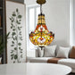 CDH 12" Tiffany Style Inverted Chandelier with 30cm Shade (12011CST)