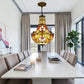 CDH 12" Tiffany Style Inverted Chandelier with 30cm Shade (12011CST)