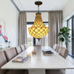 CDH 16" Tiffany Style Inverted Chandelier with 40cm Shade (12021CSTL)