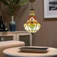 CDH 12" Tiffany Style Inverted Chandelier with 30cm Shade (12025CST)