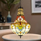 CDH 12" Tiffany Style Inverted Chandelier with 30cm Shade (12025CST)