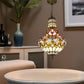 CDH 12" Tiffany Style Inverted Chandelier with 30cm Shade (12045CST)