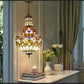 CDH 12" Tiffany Style Inverted Chandelier with 30cm Shade (12045CST)