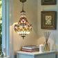 CDH 12" Tiffany Style Inverted Chandelier with 30cm Shade (12045CST)