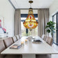 CDH 16" Tiffany Style Inverted Chandelier with 40cm Shade (12011CSTL)