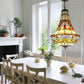 CDH 16" Tiffany Style Inverted Chandelier with 40cm Shade (12045CSTL)