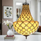 CDH 16" Tiffany Style Inverted Chandelier with 40cm Shade (12021CSTL)