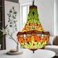 CDH 16" Tiffany Style Inverted Chandelier with 40cm Shade (16812CSTL)