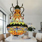 CDH 16" Tiffany Style Inverted Chandelier with 40cm Shade (16035CSTL_R)