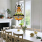 CDH 16" Tiffany Style Inverted Chandelier with 40cm Shade (16035CSTL_R)